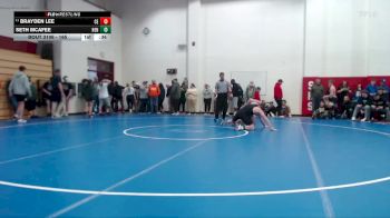 165 lbs Champ. Round 2 - Brayden Lee, Columbus East vs Seth McAfee, Henryville