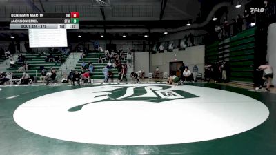 175 lbs Cons. Round 3 - Benjamin Martin, Dematha vs Jackson Emel, St. Mark`s