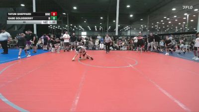 48 lbs Round 4 (6 Team) - Tatum Sheppard, Barn Brothers WC vs Gabe Goldsberry, Iron Horse