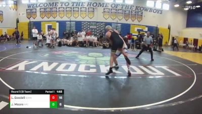 132 lbs Round 5 (8 Team) - Lane Goodell, SOWA /HWC vs Jake Moore, Naperville Central