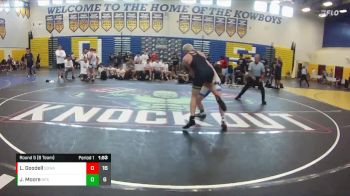 132 lbs Round 5 (8 Team) - Lane Goodell, SOWA /HWC vs Jake Moore, Naperville Central