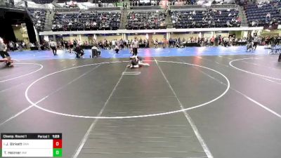 5th - 6th grade - 98 Champ. Round 1 - Joseph Birkett, Sebolt Wrestling Academy vs Thad Heimer, Immortal Athletics WC