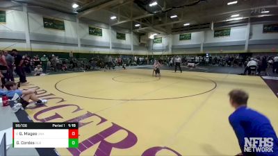 98/106 1st Place Match - Griffin Magee, Unattached vs Gatlin Cordes, Badlands Little Brawlers