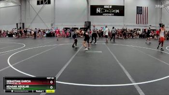 126 lbs Round 1 (8 Team) - Keagan Aguilar, Clinic Wrestling vs Sebastian Garcia, Scanlan WA