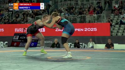 76 kg Round 2: Yelena Makoyed, USA vs Valeriia Trifonova, AIN