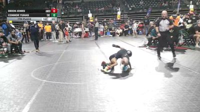 50 lbs 7th Place - Deion Jones, American MMAW vs Connor Yuhas, The Outsiders