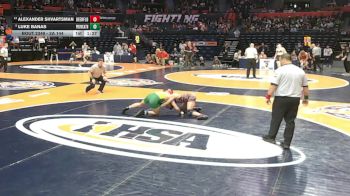 2A 144 lbs Cons. Semi - Alexander Shvartsman, Deerfield (H.S.) vs Luke Banas, New Lenox (Providence Catholic)