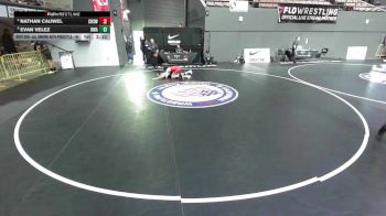 Champ. Round 3 - Nathan Cauwel, Chino High School Wrestling vs Evan Velez, Brawley Wrestling Academy