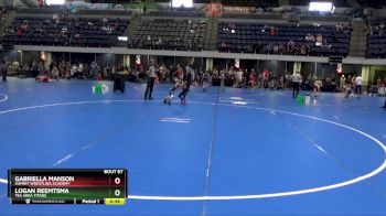 40 lbs Round 4 - Logan Reemtsma, Tea Area Titans vs Gabriella Manson, Summit Wrestling Academy