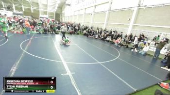 87 lbs Round 3 (4 Team) - Tytan Freeman, Idaho 1 vs Jonathan Bexfield, Sanderson Wrestling Academy