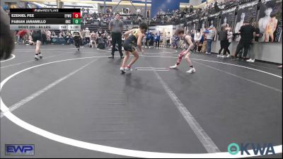 64 lbs Rr Rnd 1 - Ezekiel Fee, Enid Youth Wrestling Club vs Fabian Jaramillo, OKC Saints Wrestling