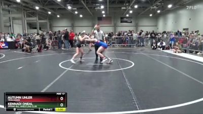 125 lbs Semifinal - Autumn Uhler, Trailhands vs Kennadi ONeal, Spring Hill Wrestling Club