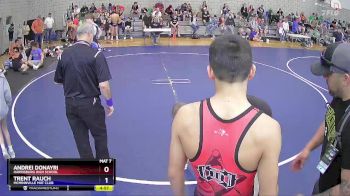 120 lbs Cons. Round 2 - Andrei Donayri, Harrisburg High School vs Trent Rauch, McMinnville Mat Club