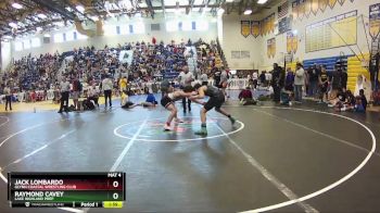 120 lbs Quarterfinal - Jack Lombardo, Glynn Coastal Wrestling Club vs Raymond Cavey, Lake Highland Prep