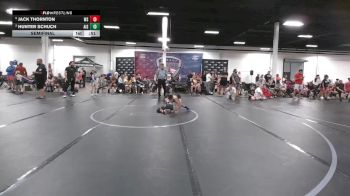 56 lbs Semifinal - Jack Thornton, Wolfpack SMWC vs Hunter Schuch, AISIG