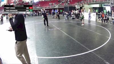 80 lbs Cons. Round 5 - Jake Swanson, Nebraska Elite Wrestling Club vs Trey Logan, Westside Wrestling Club