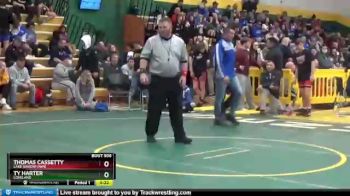 132 lbs Cons. Round 4 - Ty Harter, LOVELAND vs Thomas Cassetty, Lake (Uniontown)