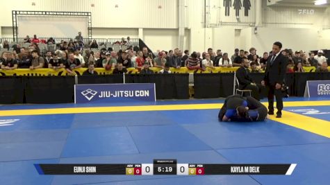 Kayla M Delk vs Eunji Shin 2025 World IBJJF Jiu-Jitsu No-Gi Championship