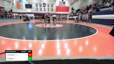 155 lbs Cons. Round 2 - Kenna Ahart, Edwardsville (H.S.) vs Emmie Waller, Canton