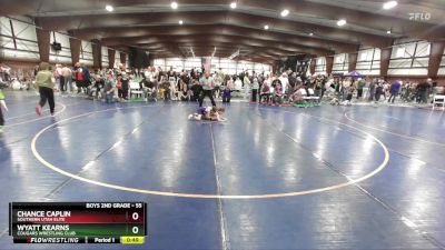 55 lbs Cons. Round 3 - Chance Caplin, Southern Utah Elite vs Wyatt Kearns, Cougars Wrestling Club