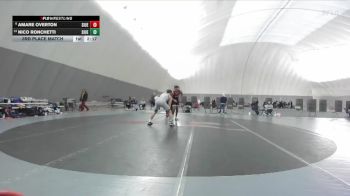 184 lbs 3rd Place Match - Nico Ronchetti, SIU Edwardsville vs Amare Overton, SIU Edwardsville