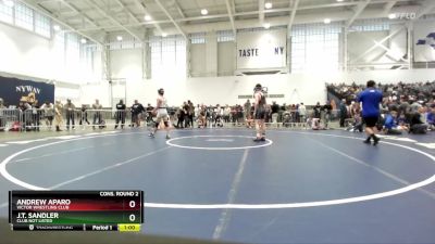 124 lbs Cons. Round 2 - J.t. Sandler, Club Not Listed vs Andrew Aparo, Victor Wrestling Club