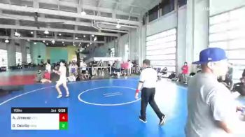 132 lbs 5th Place - Sergio Gomez, Sunkist Kids / Monster Garage vs Dustin Serizawa, Speakeasy WC