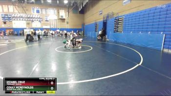 115lbs Cons. Round 9 - Couly McReynolds, Woodland (Girls) vs Izzabel Cruz, Tonasket (Girls)