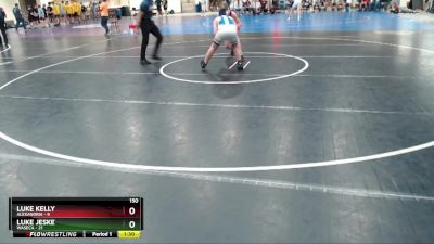 150 lbs Placement (4 Team) - Luke Jeske, Waseca vs Luke Kelly, Alexandria