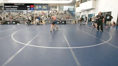 165 lbs Cons. Sub-quarters - Bradley Caygill, Daniel Cormier Wrestling Academy vs Jack Burdick, Champions Wrestling Club