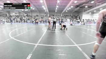 182 lbs Rr Rnd 3 - Ben Allen, CentralMD Grey vs Jeremy Jordan, Indiana Outlaws Yellow