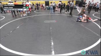 80 lbs Rr Rnd 2 - Cole Fletcher, Raw Wrestling Club vs Tegan Jones, Ponca City Wildcat Wrestling