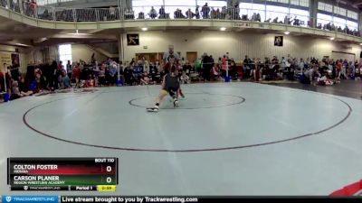 92 lbs Champ. Round 2 - Carson Planer, Region Wrestling Academy vs Colton Foster, Indiana