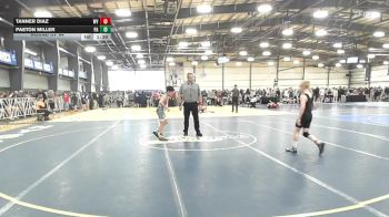75 lbs Round Of 64 - Tanner Diaz, WV vs Paeton Miller, PA