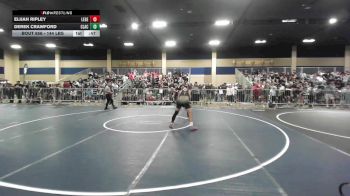 144 lbs Consi Of 8 #1 - Elijah Ripley, Legends Of Gold LV vs Derek Crawford, Clackamas WC