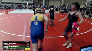 155 lbs Cons. Round 2 - Brody Poepping, Sauk Centre vs Clayton Trembath, Hastings