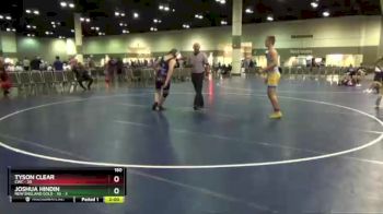 160 lbs Round 3 (6 Team) - Joshua Hindin, New England Gold - AS vs Tyson Clear, CWC