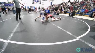 105/110 lbs Round Of 16 - Barrett Johnson, Pauls Valley Panther Pinners vs Zebulon Harrington, Choctaw Ironman Youth Wrestling