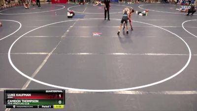 86 lbs Quarterfinal - Luke Kaufman, ESWC vs Camdon Thompson, Peak Wrestling Club