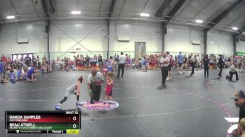 38/44 Round 2 - Nakoa Samples, Mat Monstars vs Beau Atwell, Palmetto State Wrestling Acade