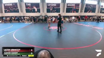 90 lbs Quarterfinal - Layton Urbanczyk, Liberty Hill Wrestling Club vs Hudson Cougot, Spring Klein Wrestling Club