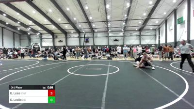 190 lbs 3rd Place - Garrett Lees, Southwest Washington WC vs Duane Leslie, Big Cat Wrestling