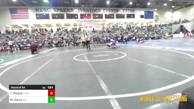 135 lbs Round Of 64 - Thomas Wipple, Eagle Point Youth Wrestling vs Mathius Garza, Inland Elite Wrestling Club