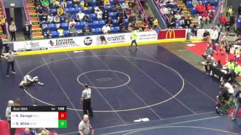 117 lbs Quarterfinal - Brayden Wible, Altoona vs Nolan Savage, Williams Valley