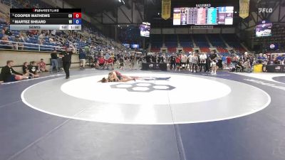 126 lbs Semis - Cooper Mathews, CO vs Martez Sheard, WI