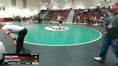 165 lbs Cons. Round 4 - Travis Timboe, Jackson Hole vs Benaiah Potter, Cody