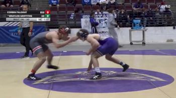 165 lbs Cons. Round 4 - Braylon Griffiths, Loras vs Corbin Falgout, Huntingdon