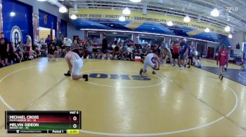 190 lbs Round 1 (8 Team) - Michael Cross, Palm Harbor WC vs Melvin Gideon, Braves WC