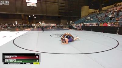 5A-190 lbs Champ. Round 1 - Omari Elias, Wichita-Kapaun Mt. Carmel vs Gabe Kimzey, Pittsburg