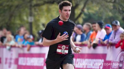 Watch Beer Mile Joggling World Record Go Down